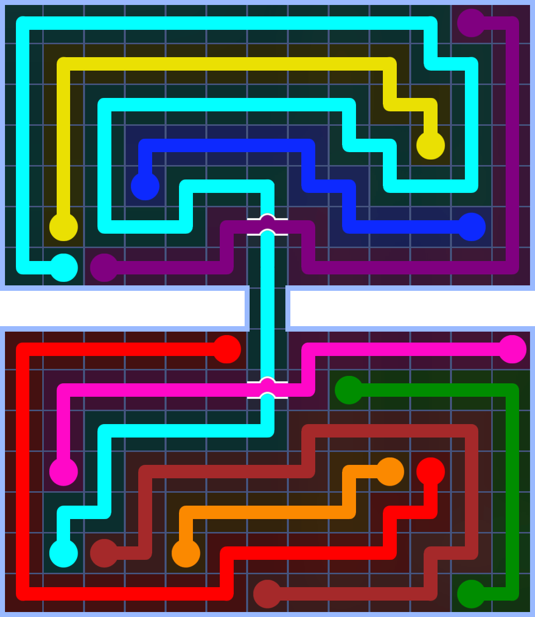 Flow Free 3411 Solution
