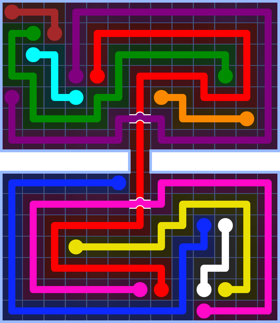 Flow Free 3412 Solution