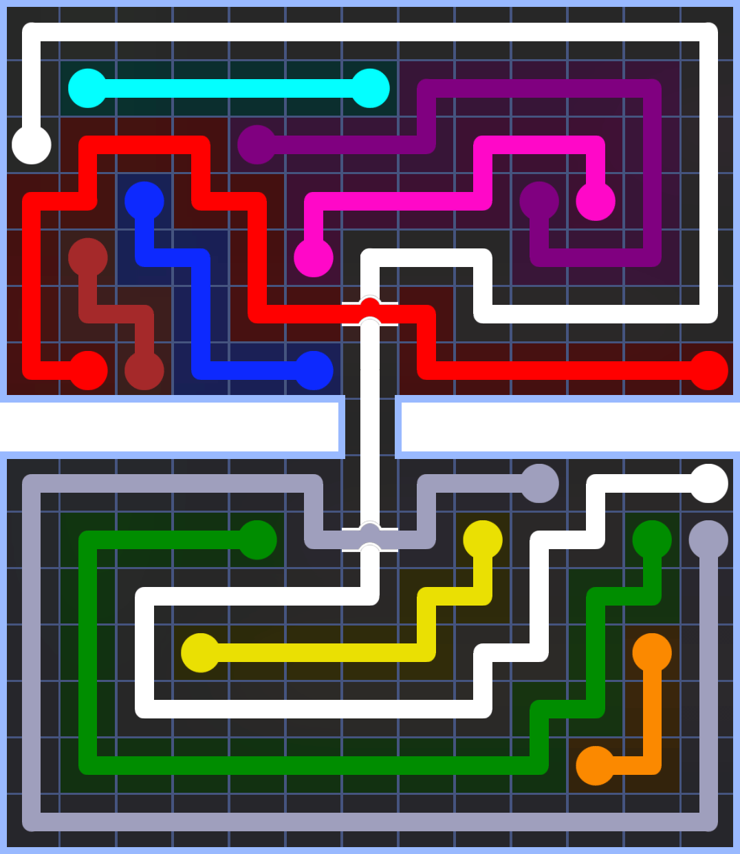 Flow Free 3413 Solution