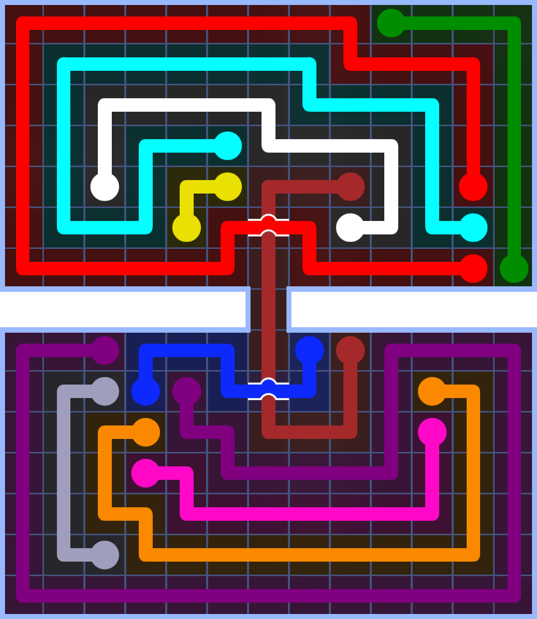 Flow Free 3414 Solution