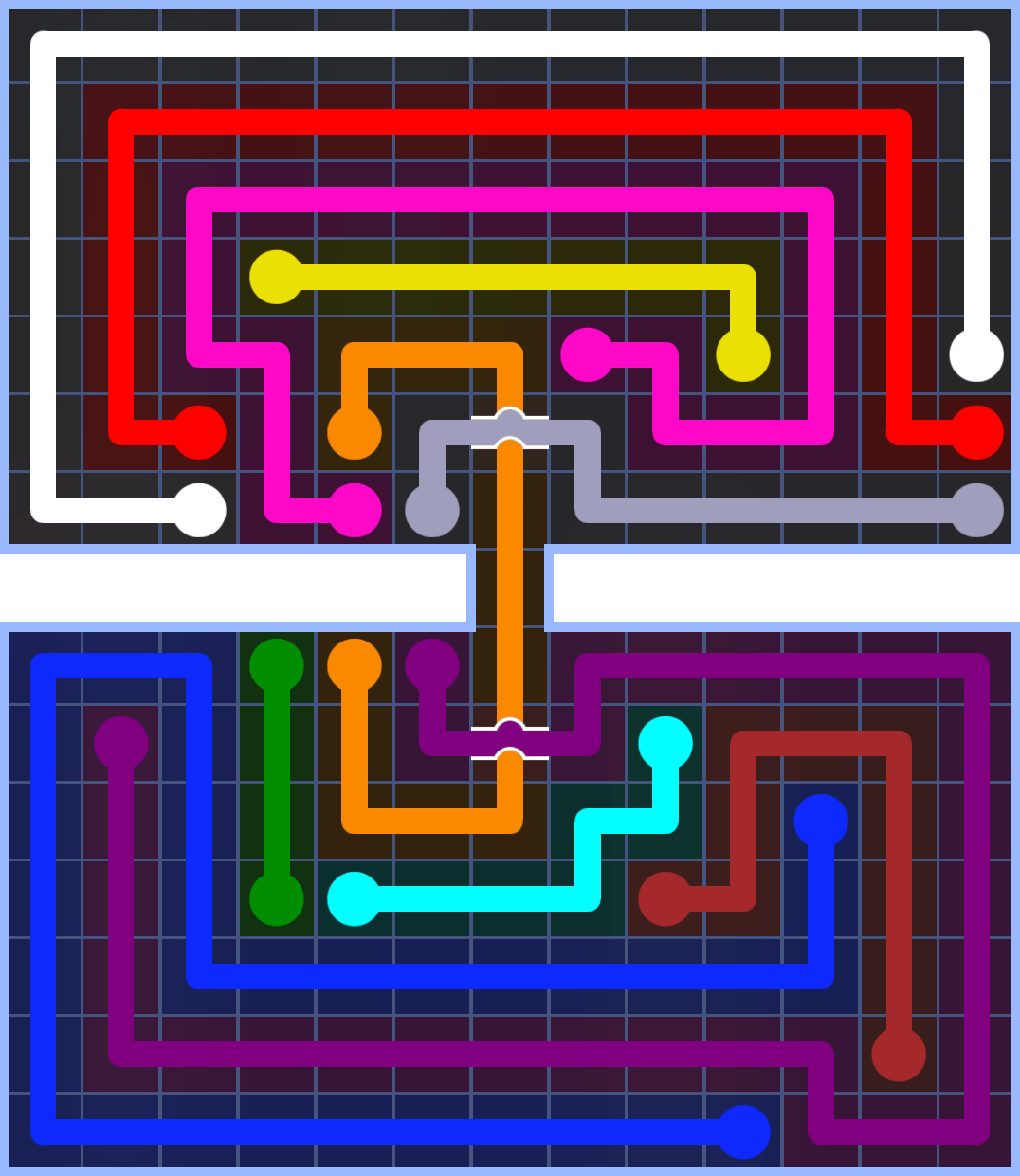 Flow Free 3417 Solution