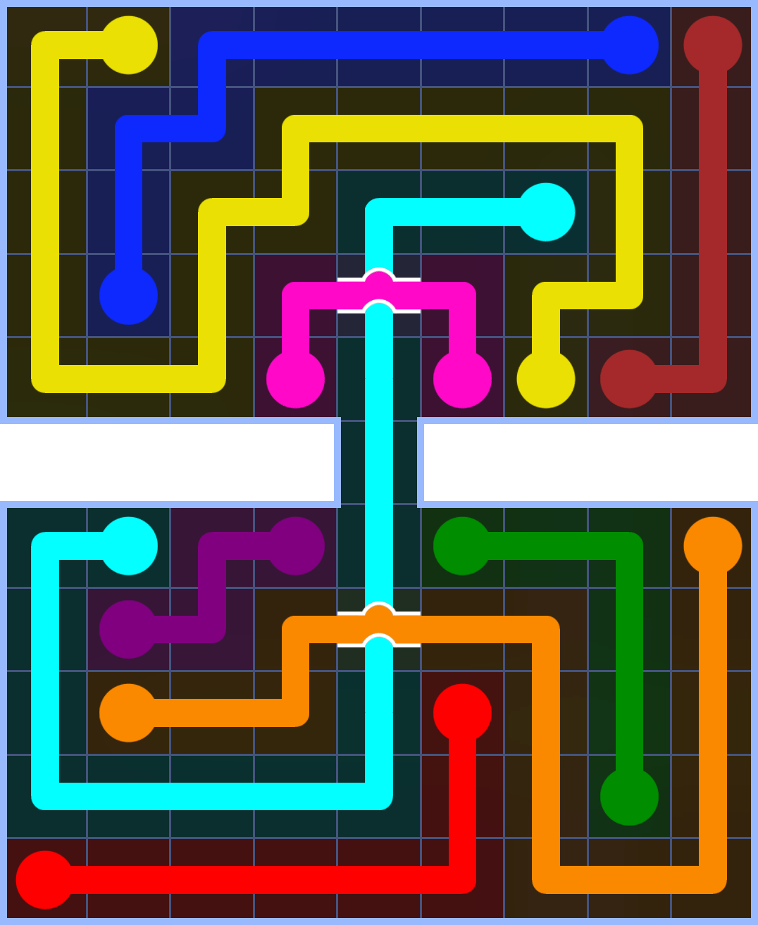 Flow Free 3282 Solution