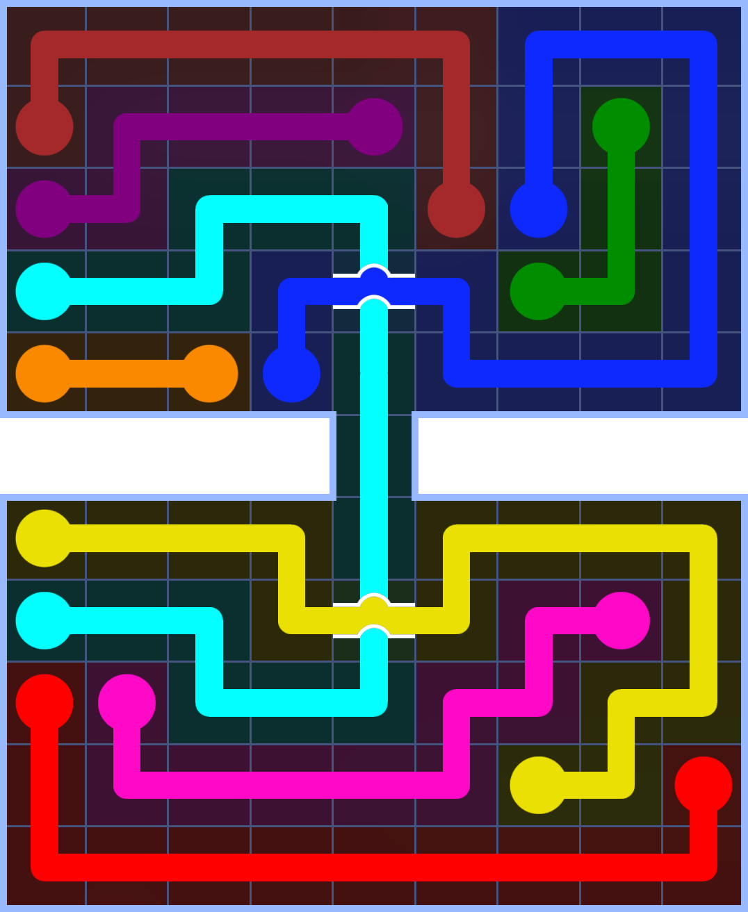 Flow Free 3286 Solution