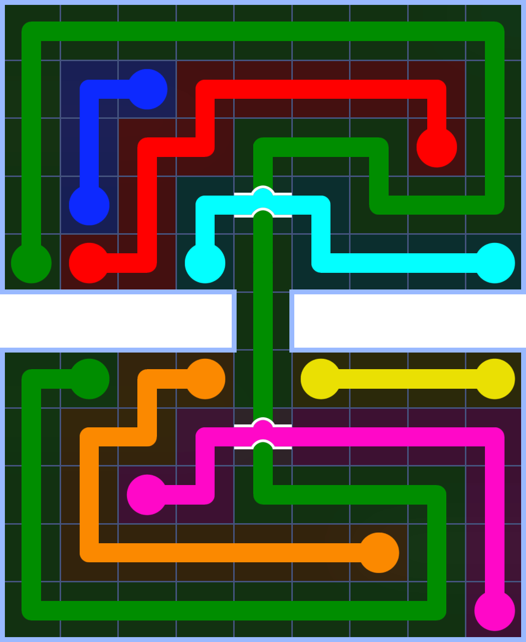 Flow Free 3287 Solution