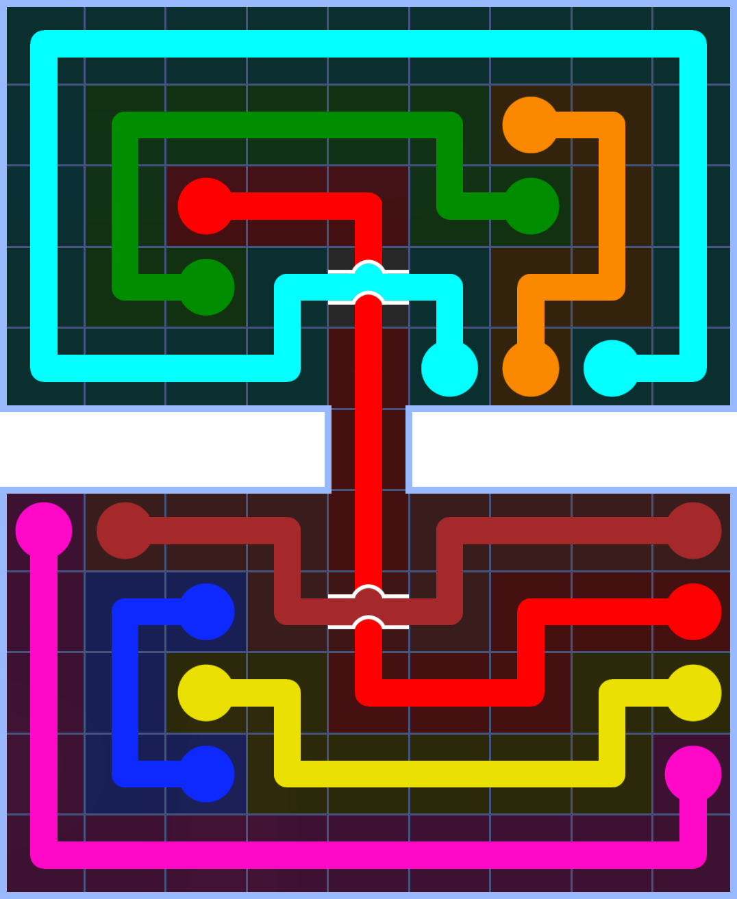 Flow Free 3291 Solution
