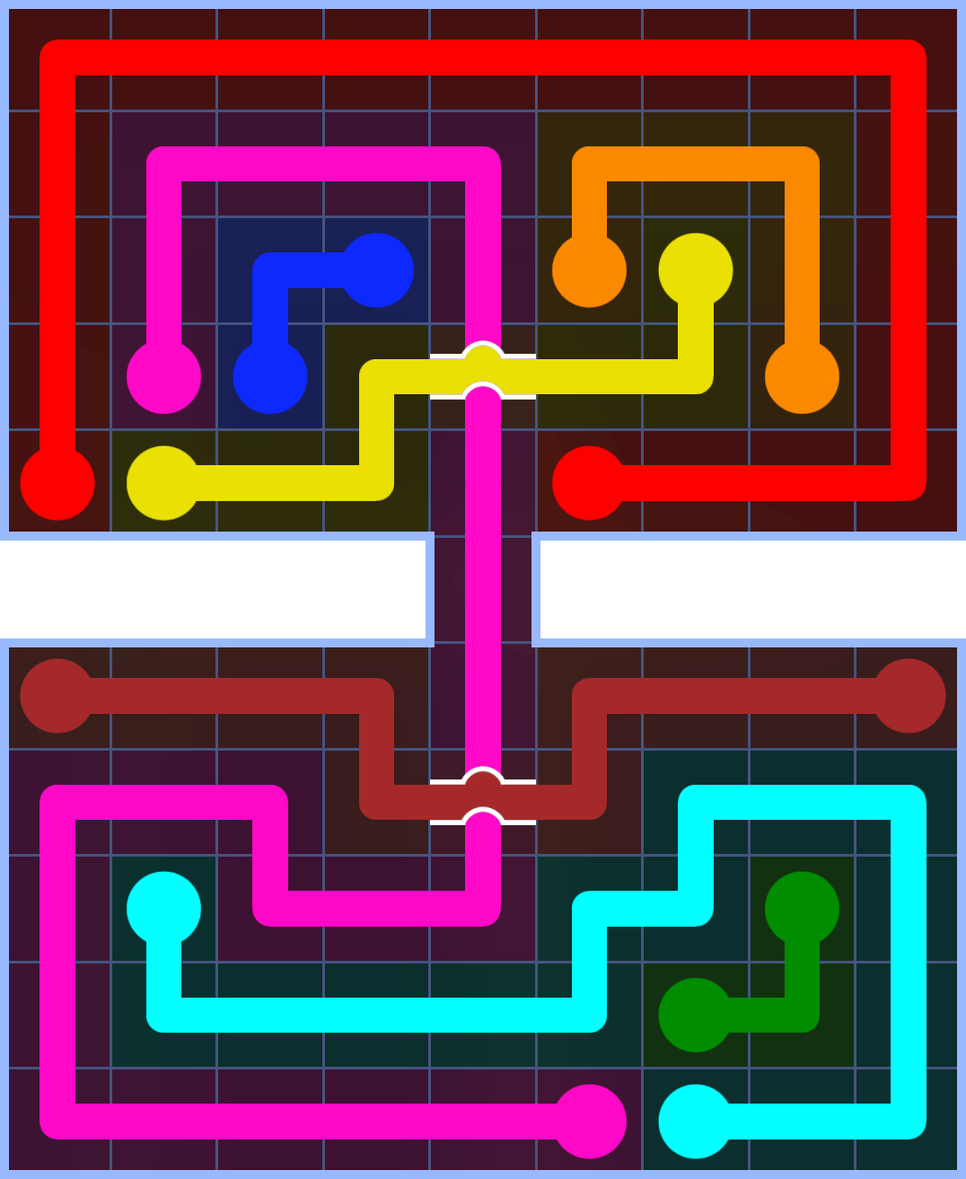 Flow Free 3293 Solution