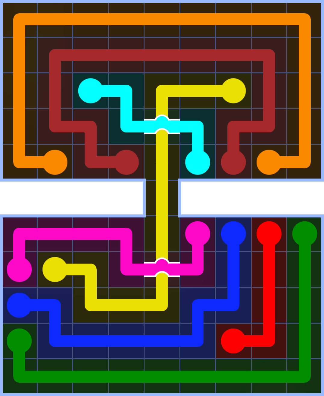 Flow Free 3294 Solution