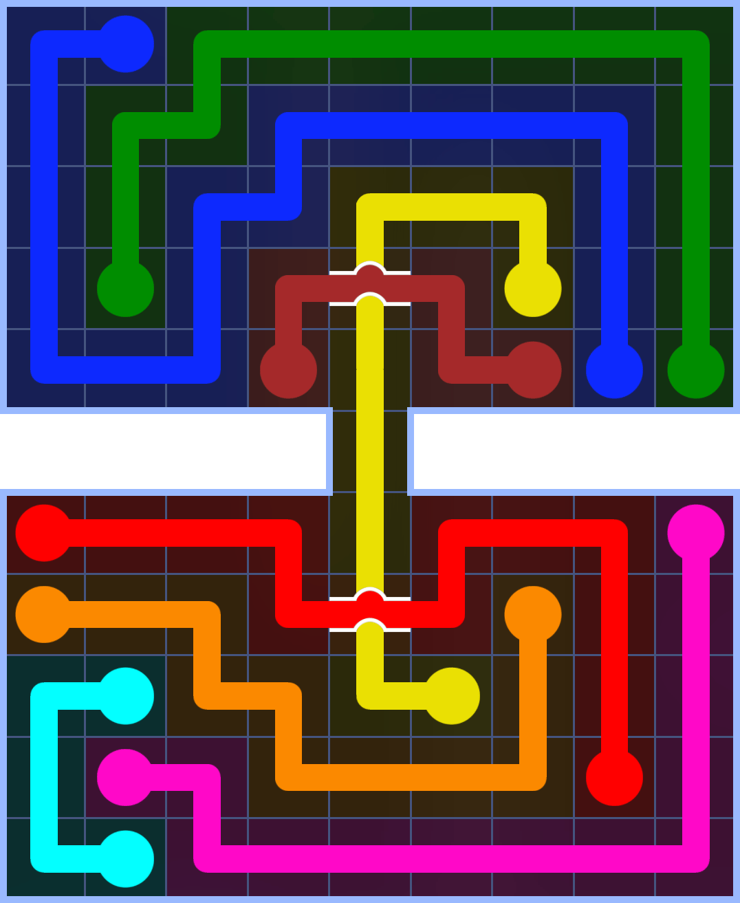 Flow Free 3297 Solution