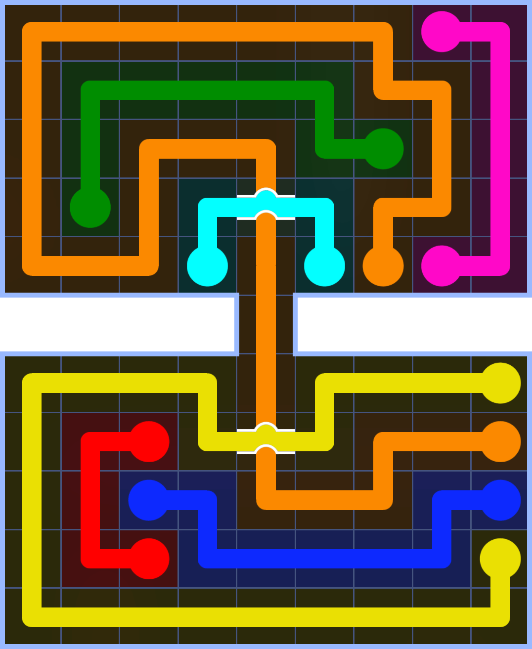 Flow Free 3298 Solution