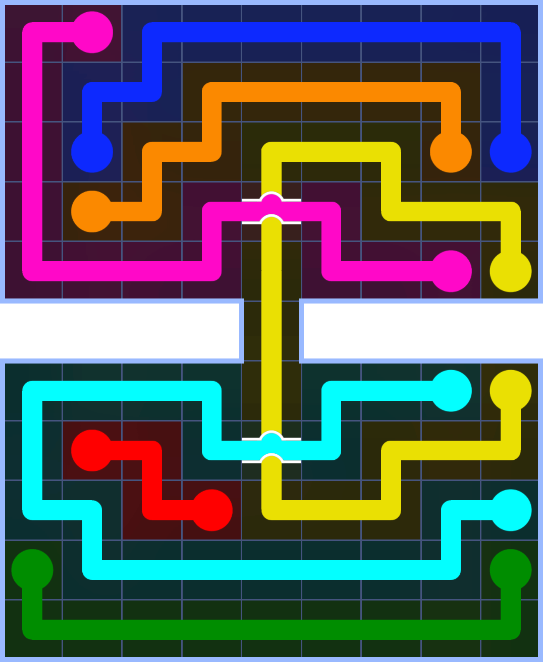 Flow Free 3299 Solution