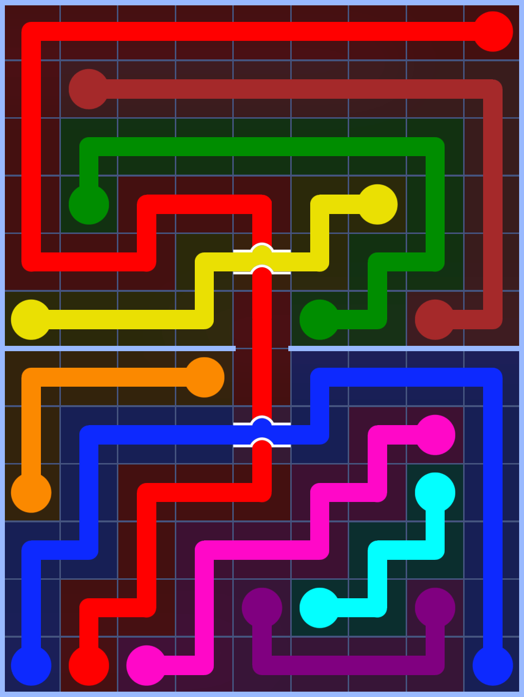 Flow Free 3302 Solution