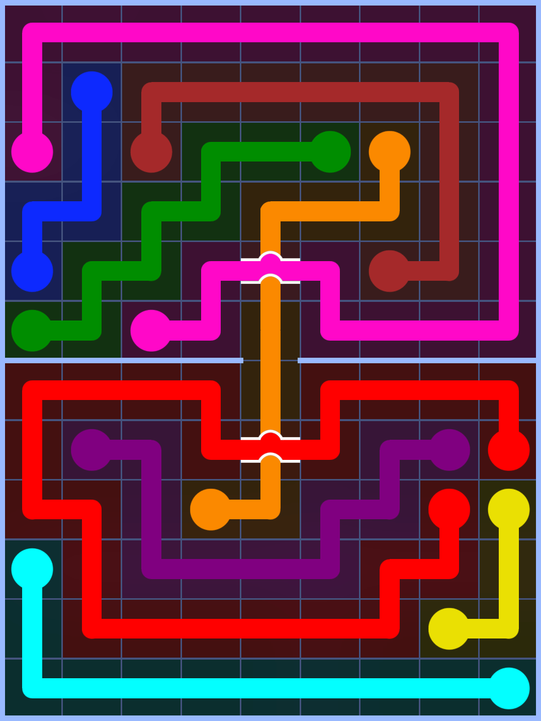 Flow Free 3316 Solution