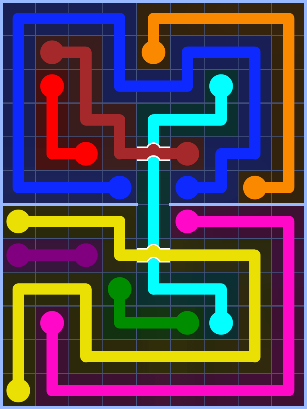 Flow Free 3319 Solution