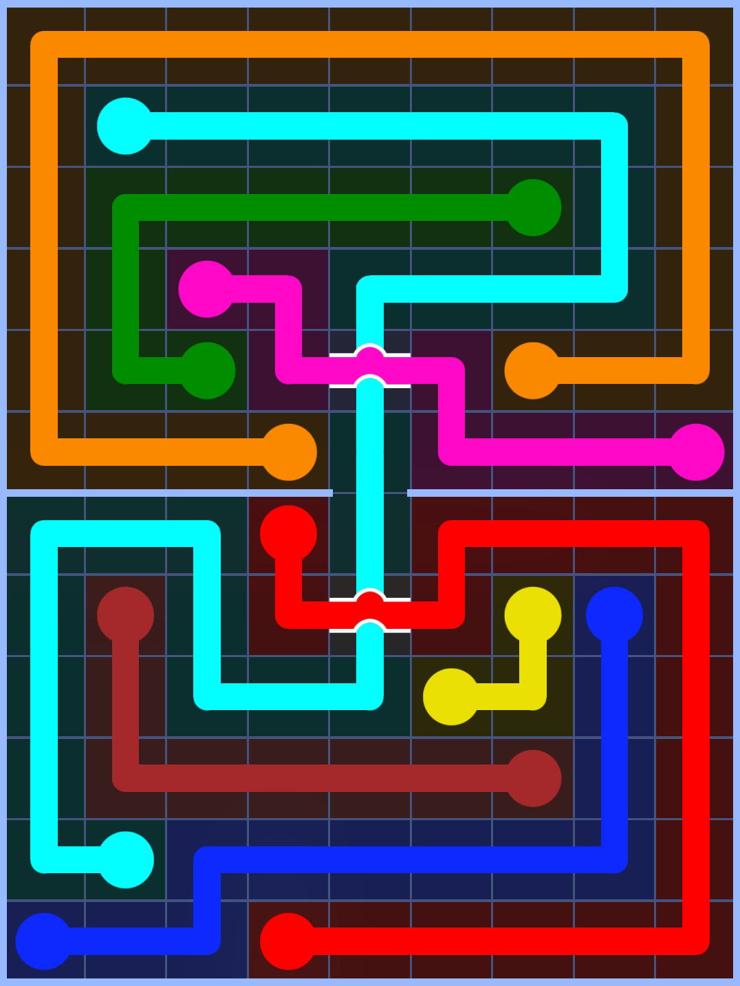 Flow Free 3321 Solution