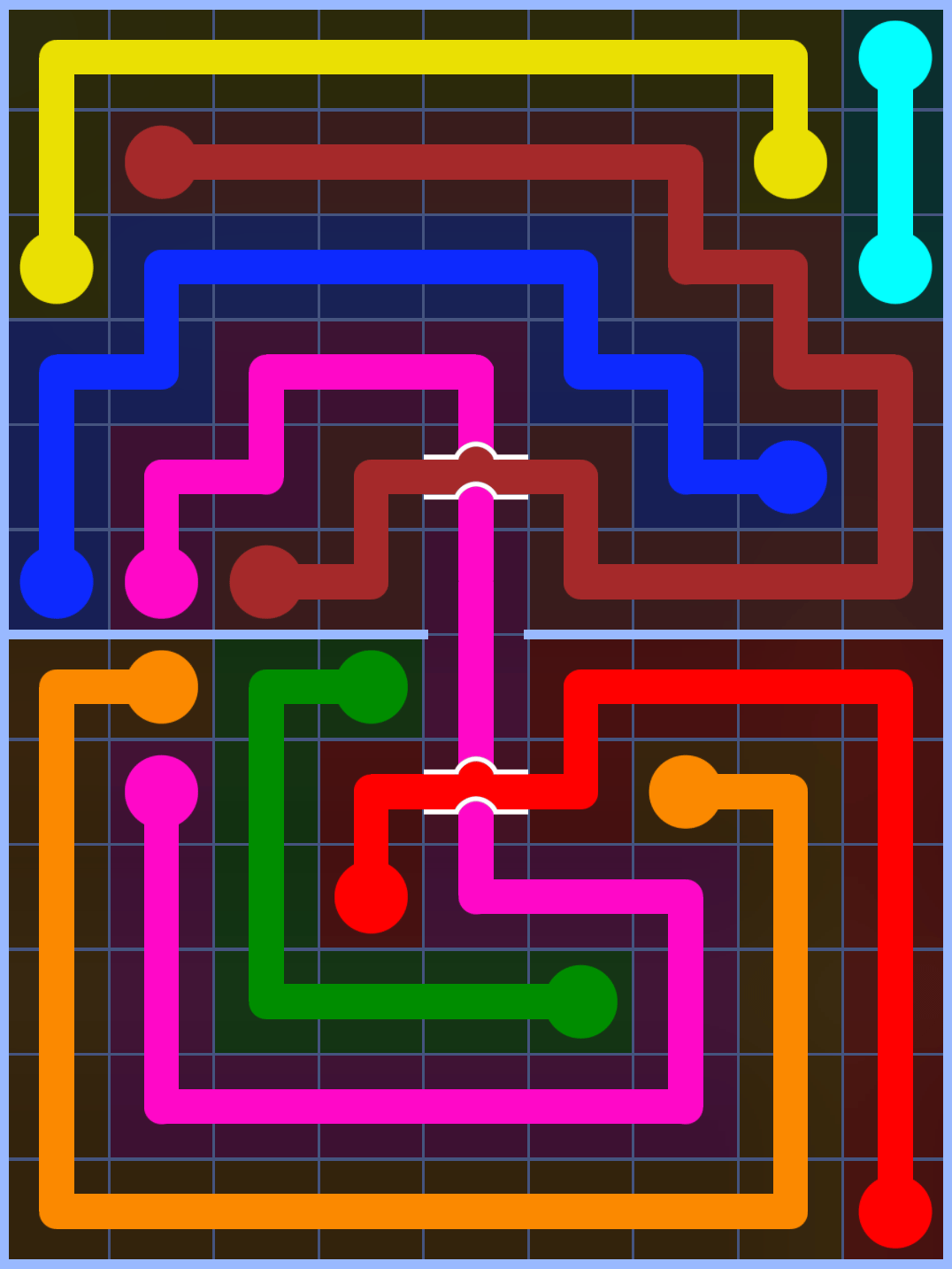 Flow Free 3323 Solution