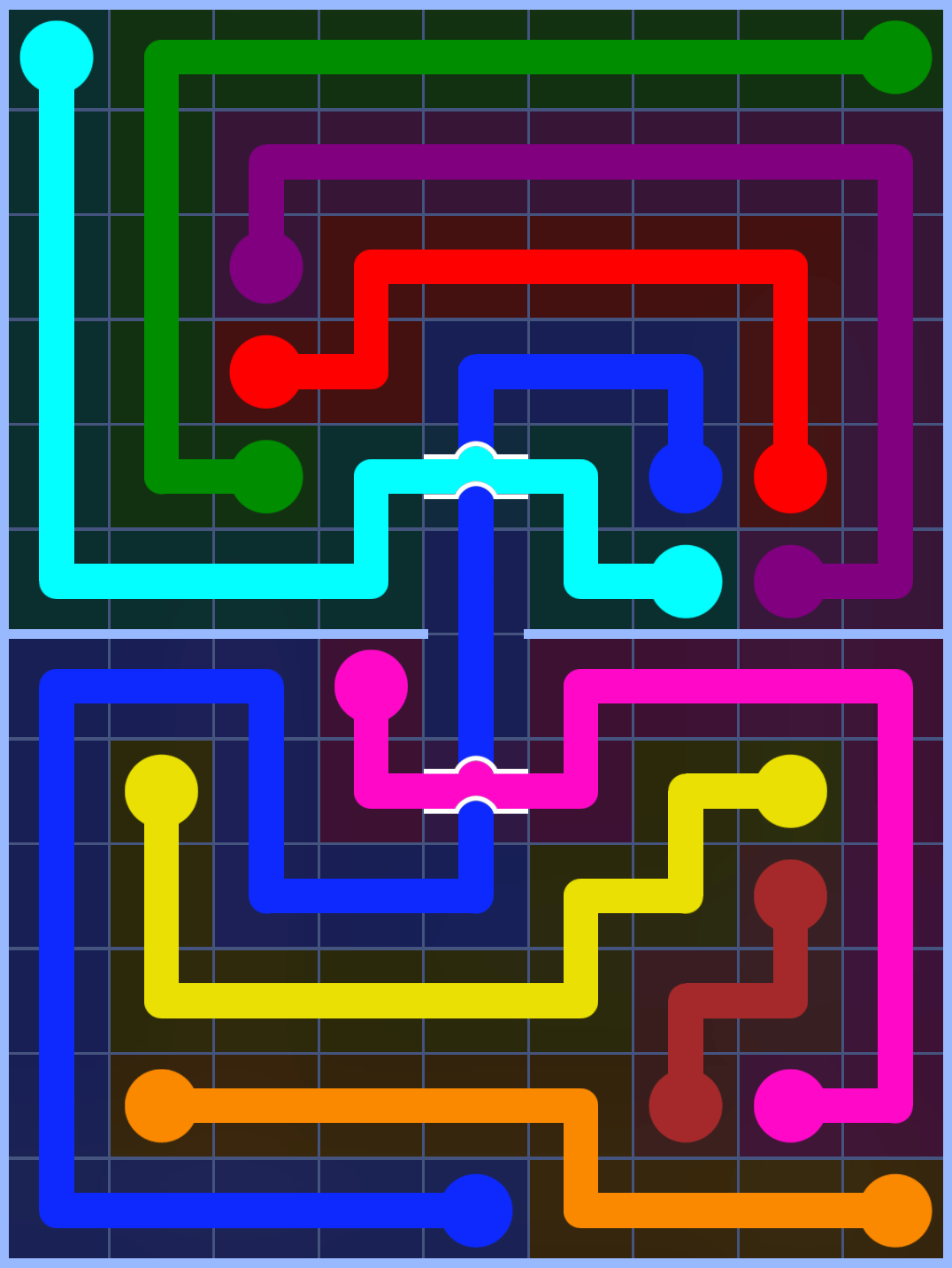 Flow Free 3327 Solution