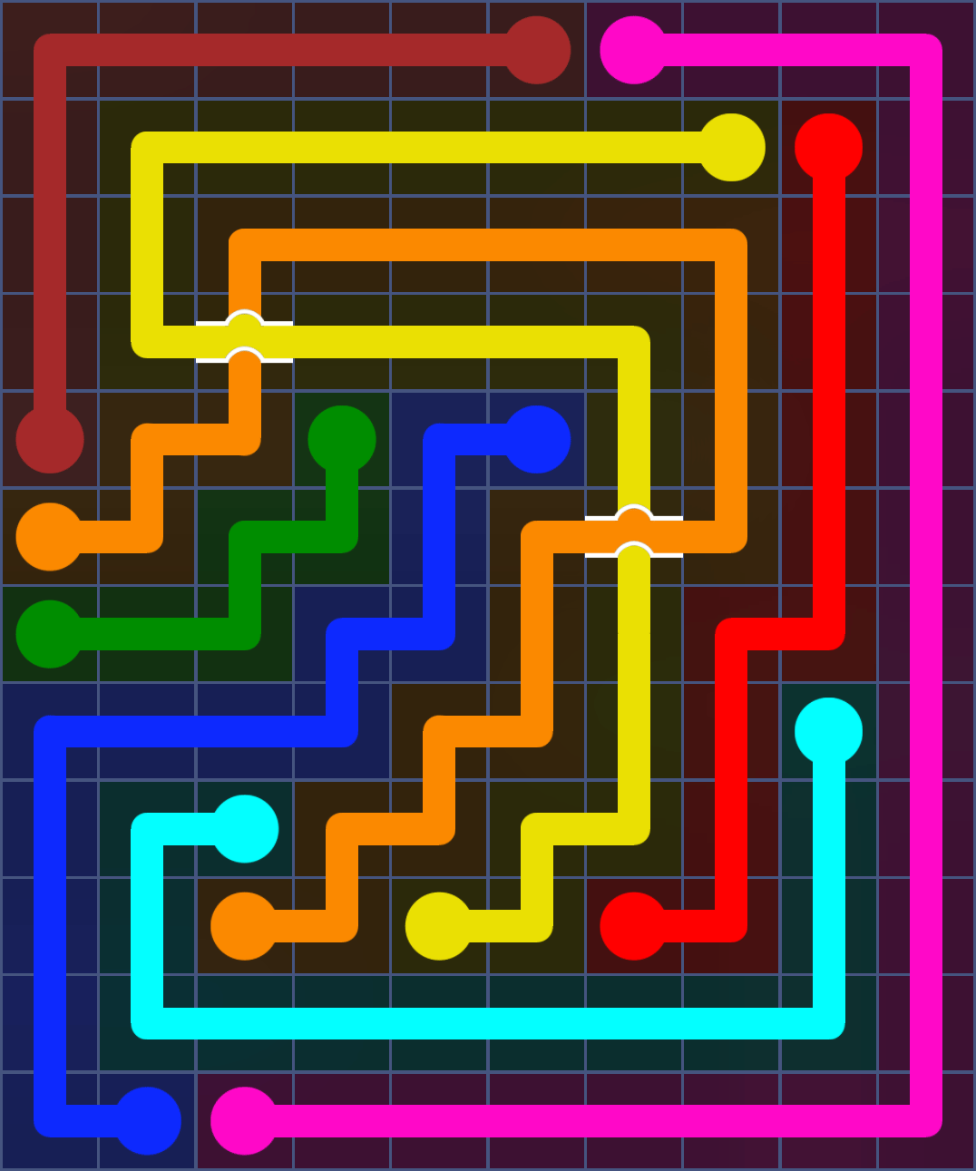 Flow Free 3189 Solution