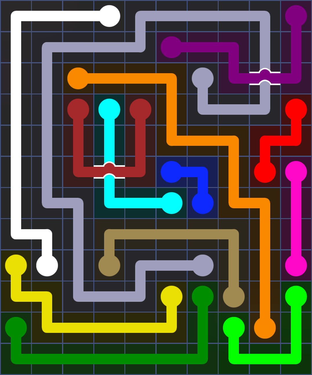 Flow Free 3195 Solution