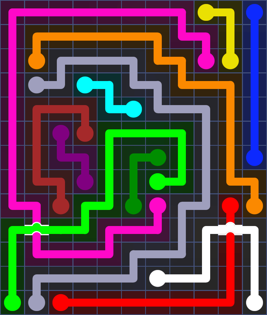 Flow Free 3238 Solution