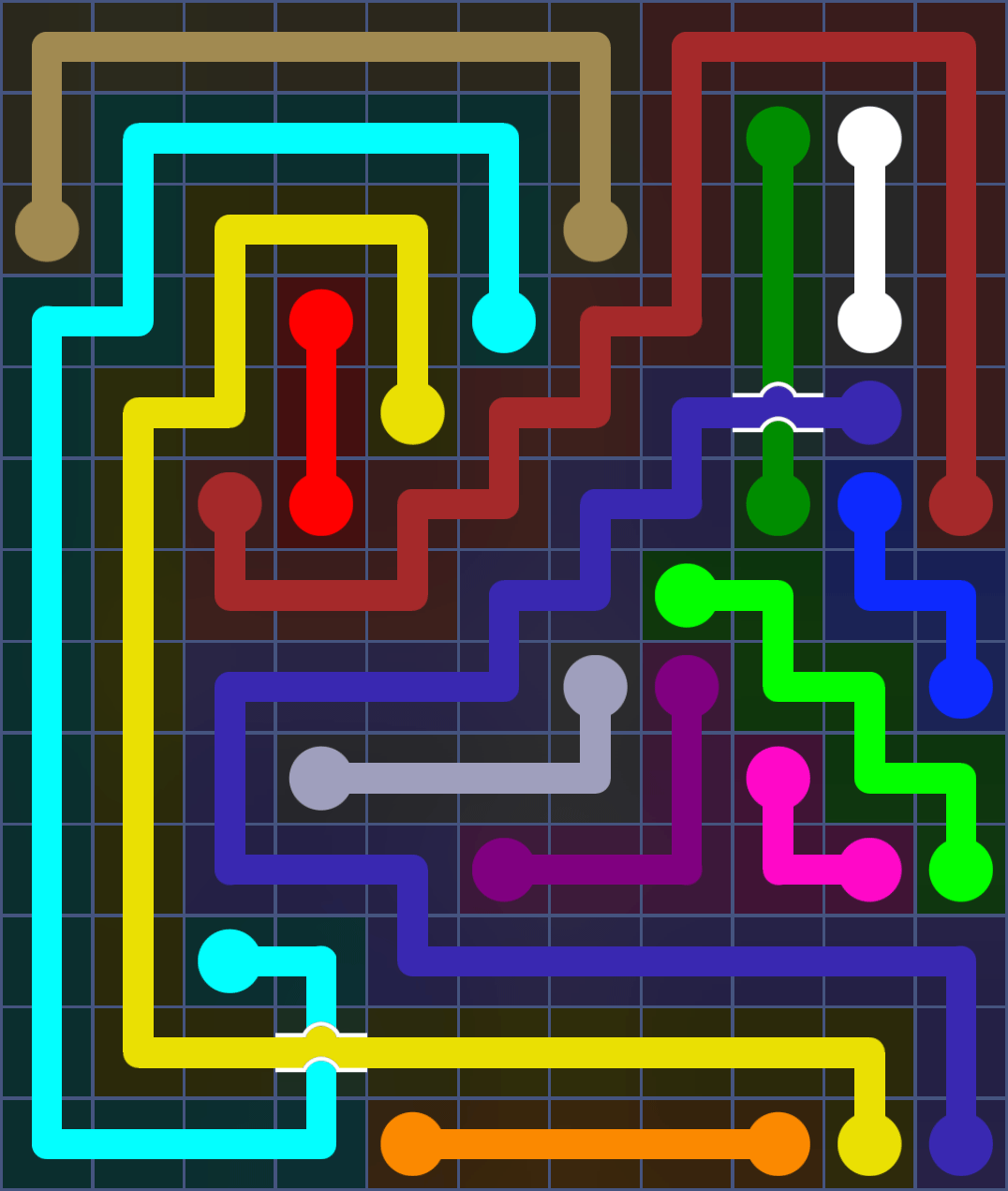 Flow Free 3216 Solution