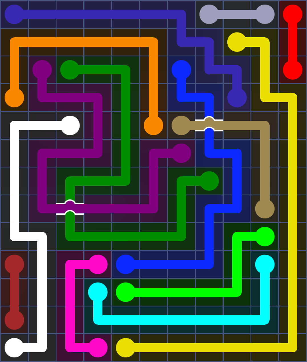 Flow Free 3219 Solution