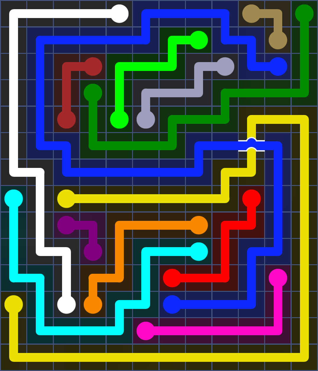 Flow Free 3242 Solution