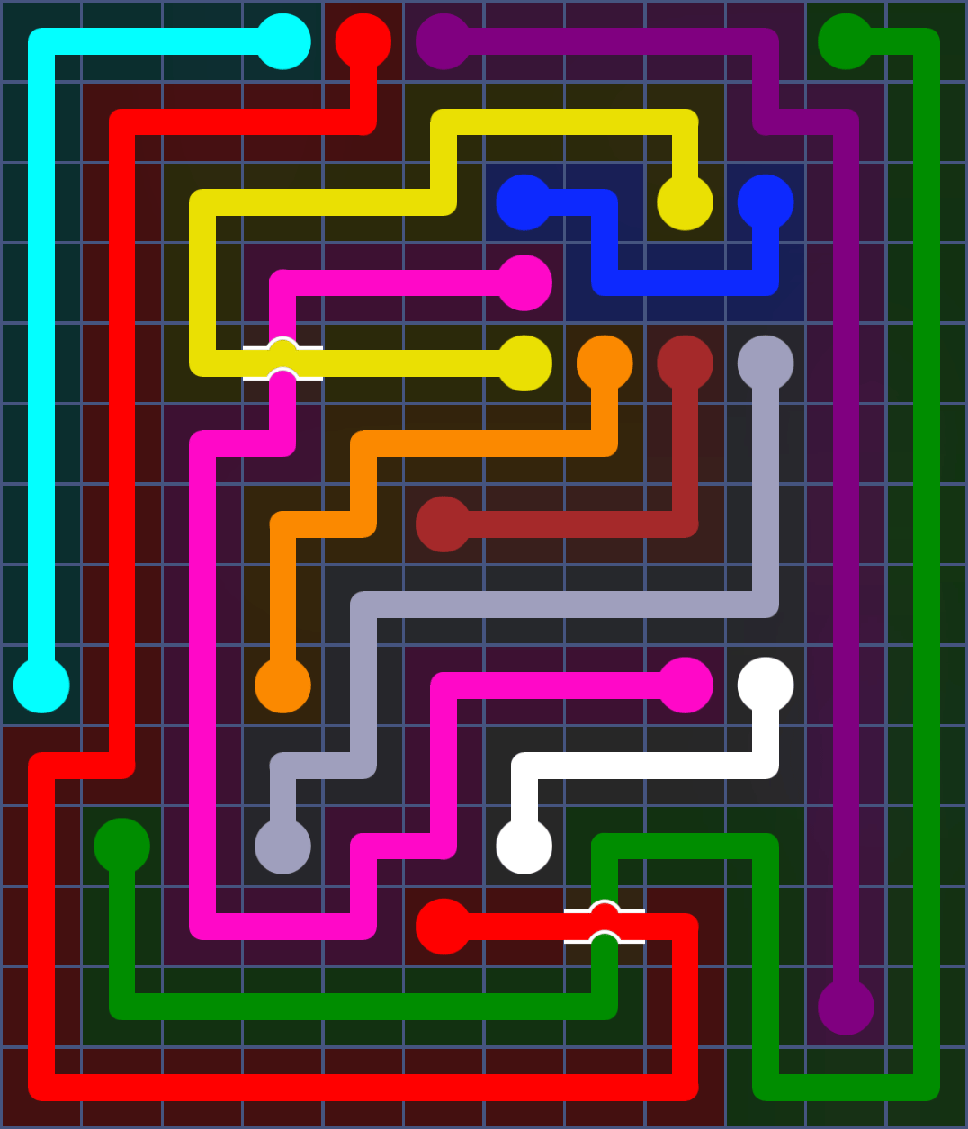 Flow Free 3244 Solution