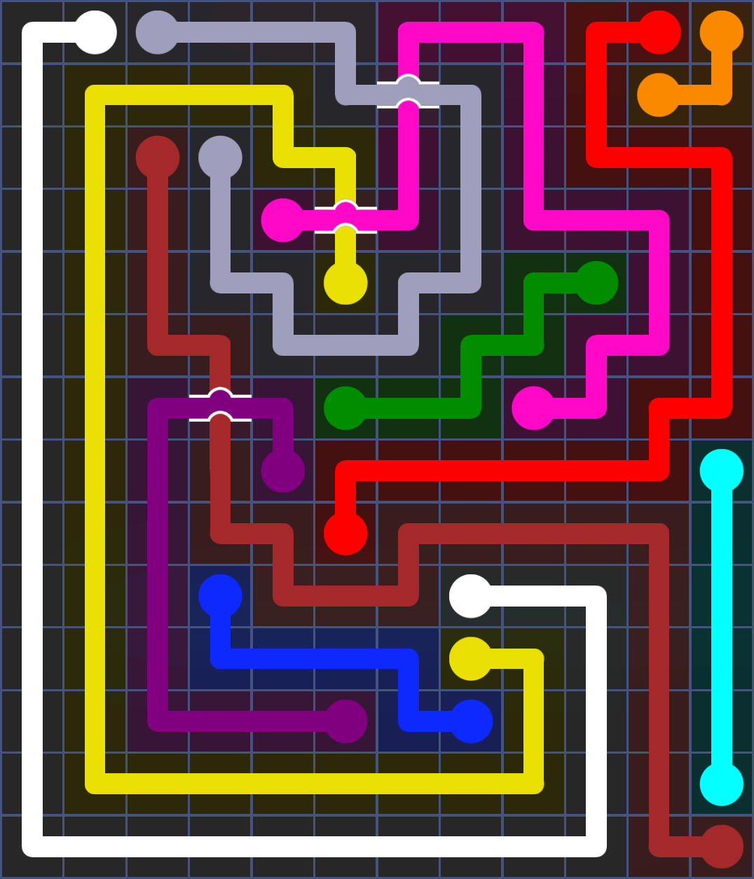 Flow Free 3254 Solution