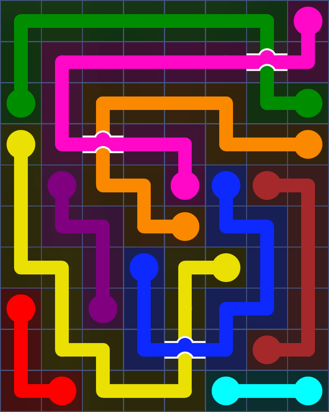 Flow Free 3137 Solution