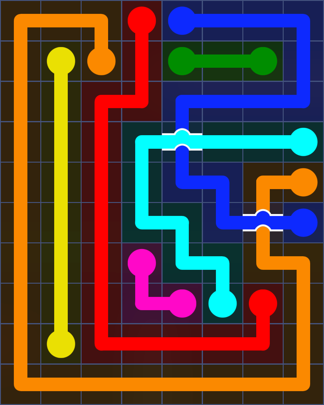 Flow Free 3126 Solution