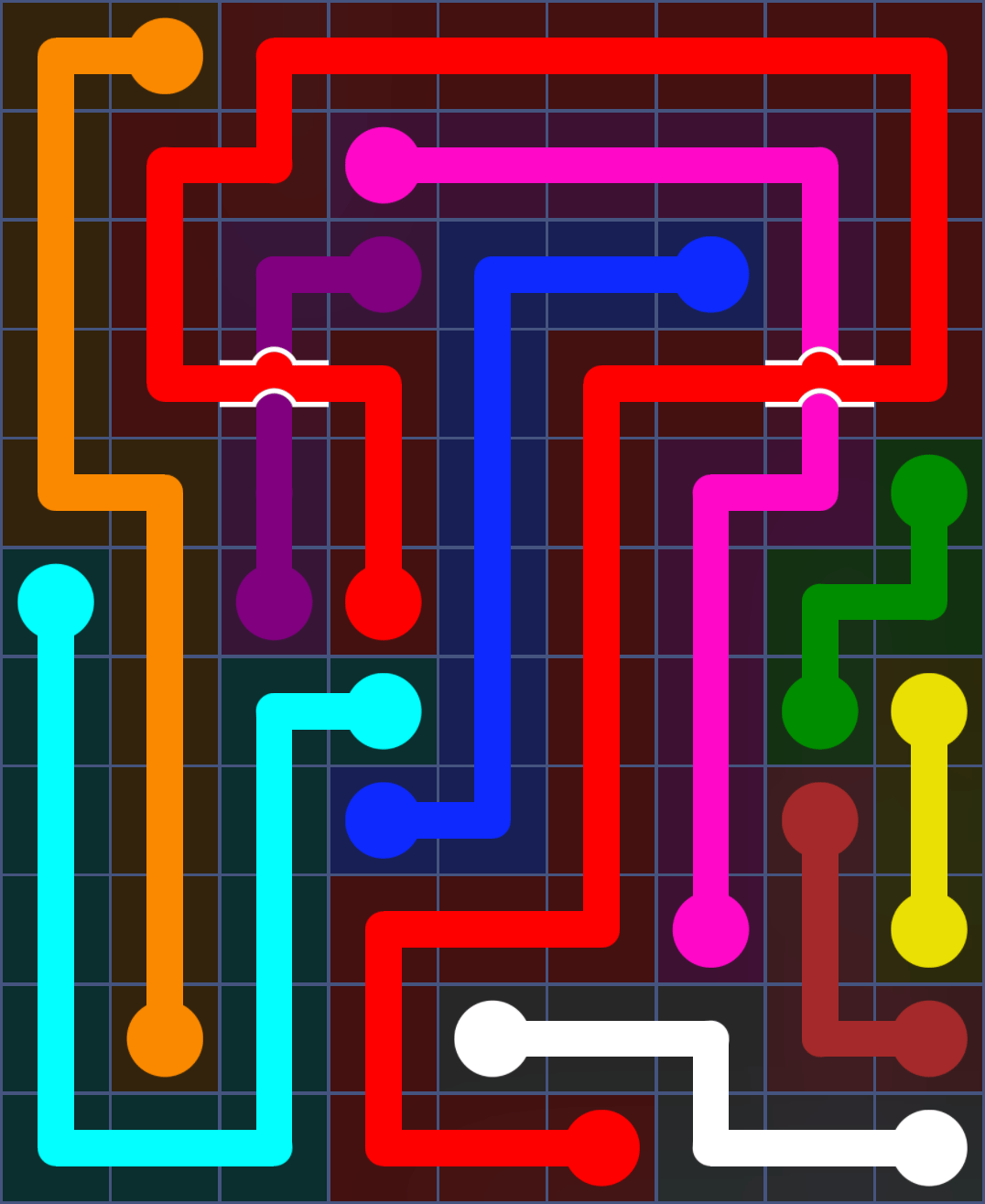 Flow Free 3157 Solution