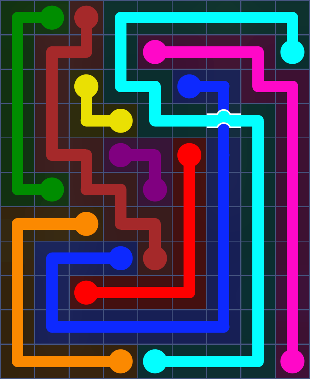 Flow Free 3167 Solution