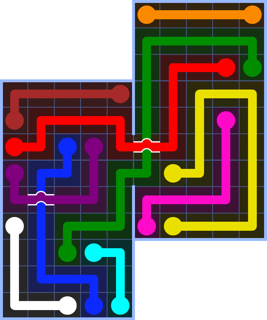 Flow Free 7172 Solution