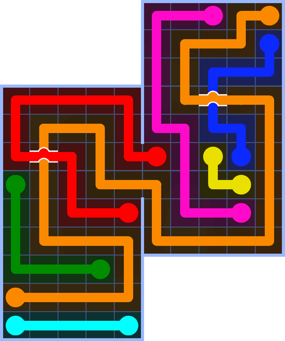 Flow Free 7187 Solution