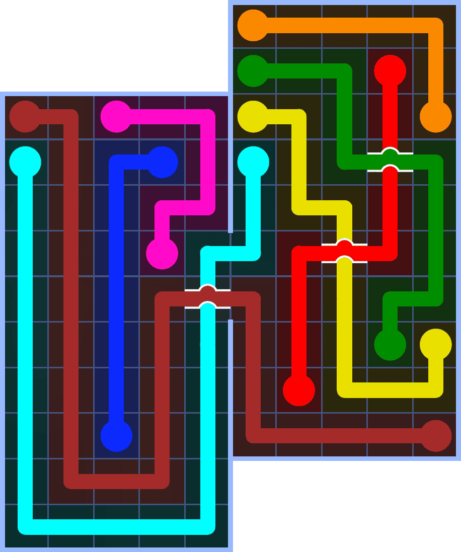 Flow Free 7207 Solution