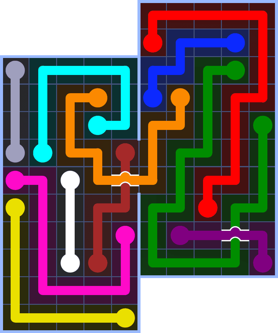 Flow Free 7210 Solution