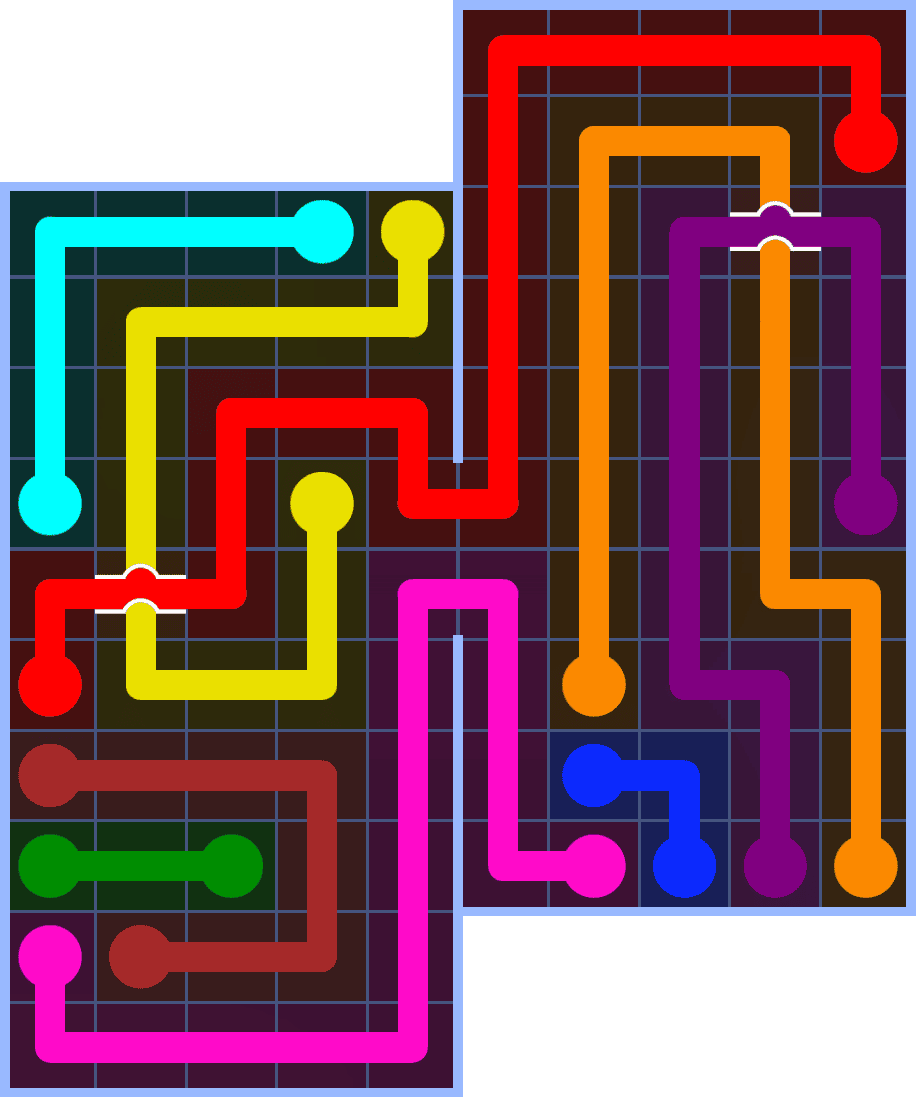 Flow Free 7215 Solution