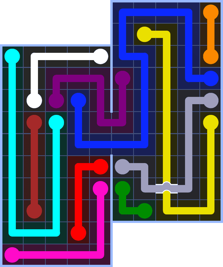 Flow Free 7216 Solution