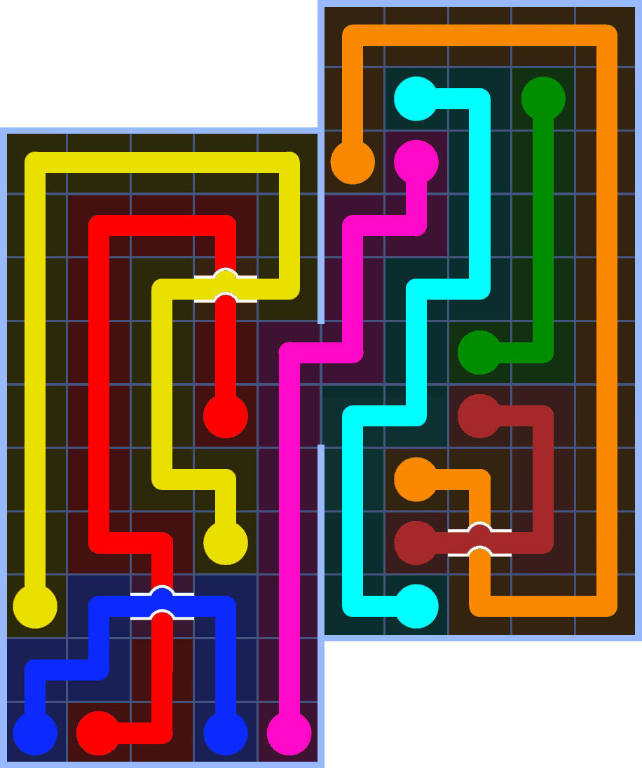 Flow Free 7224 Solution