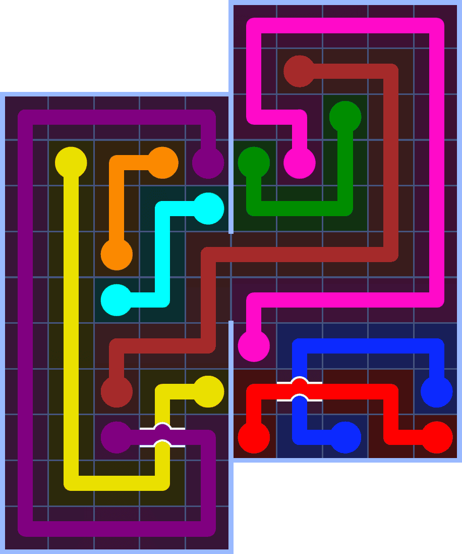 Flow Free 7226 Solution