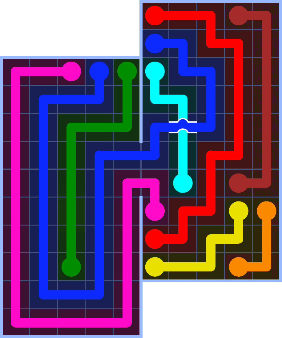 Flow Free 7229 Solution