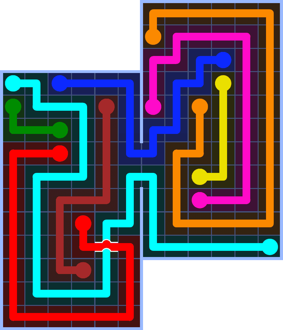 Flow Free 7241 Solution