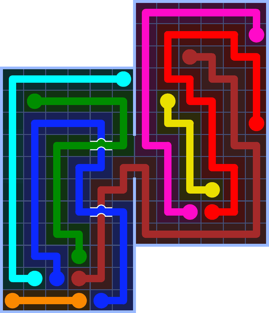 Flow Free 7243 Solution