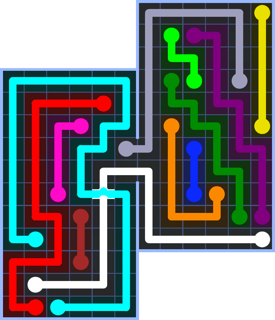 Flow Free 7246 Solution