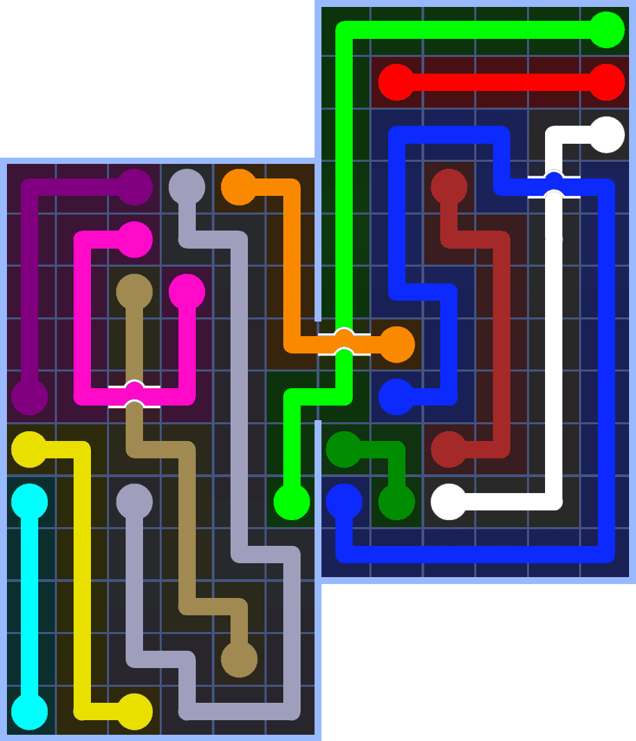 Flow Free 7254 Solution