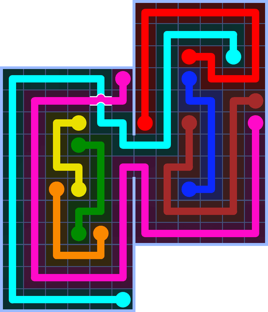 Flow Free 7236 Solution