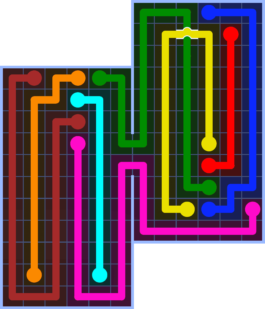 Flow Free 7238 Solution