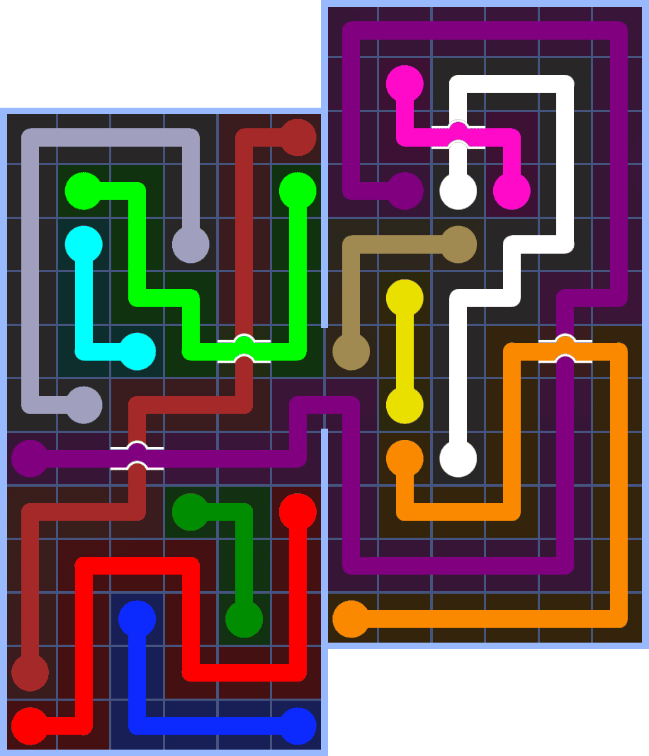 Flow Free 7268 Solution