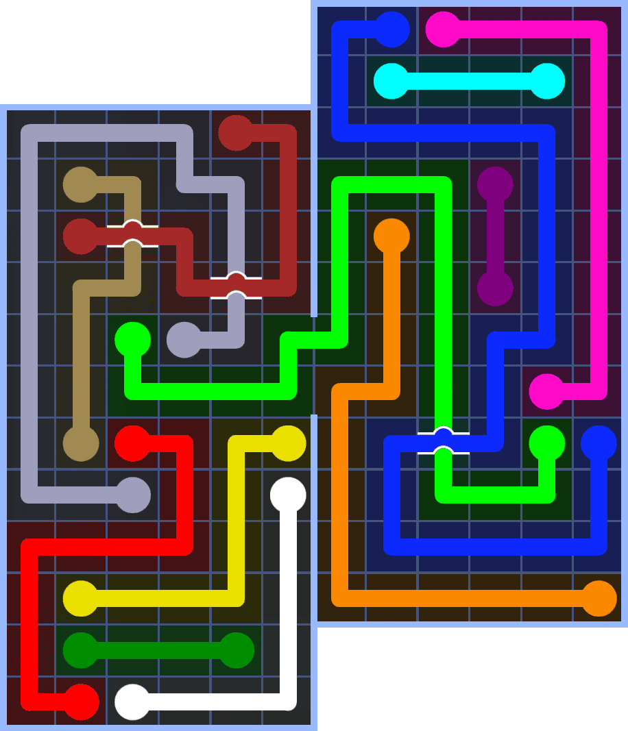 Flow Free 7269 Solution