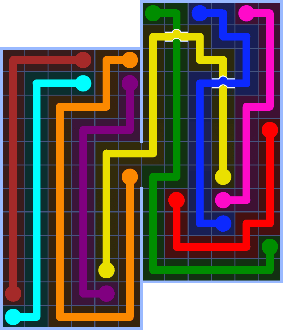 Flow Free 7281 Solution